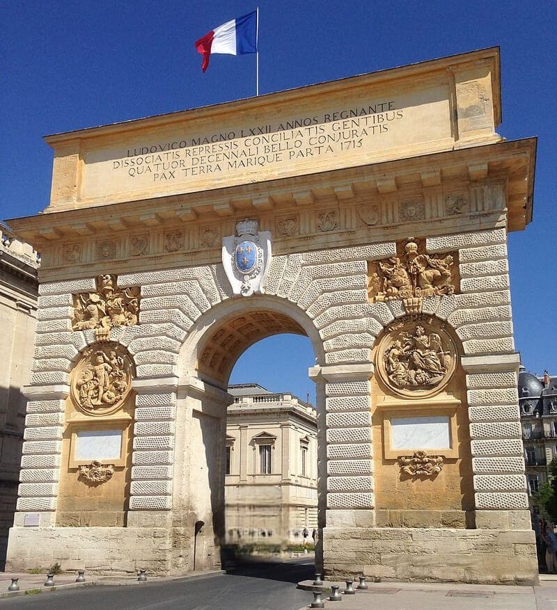 arc triomphe montpellier